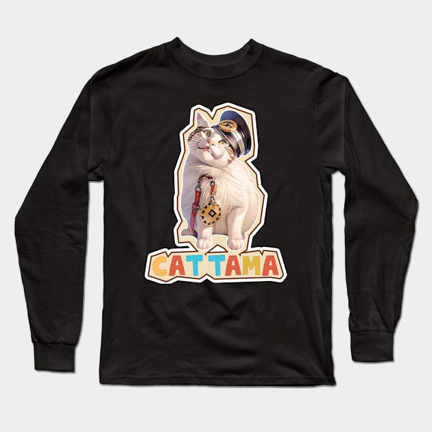 Tama Super Station Master Long Sleeve T-Shirt by LycheeDesign